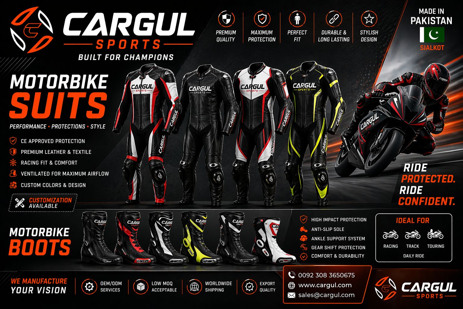 MOTORCYCLE & MOTORBIKE APPAREL