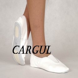 White Leather Gymnastic shoes